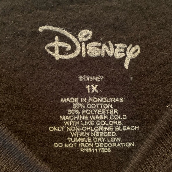 Mickey Black & White Disney Sweatshirt - Picture 4 of 7
